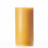 4x8 Yellow Pillar Candle