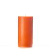4x8 Orange Pillar Candle