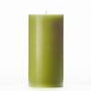 4x8 Green Pillar Candle