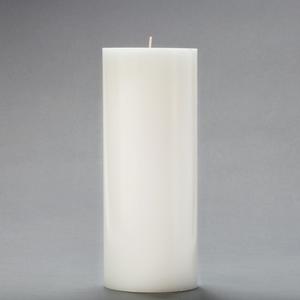 4x10 White Pillar Candle