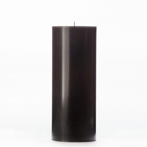 4x10 Black Pillar Candle
