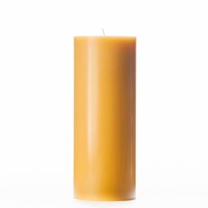 4x10 Yellow Pillar Candle