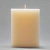 3x3x4 Ivory Square Pillar Candle