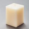 3x3x4 Ivory Square Pillar Candle