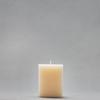 3x3x4 Ivory Square Pillar Candle
