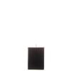 3x3x4 Black Square Pillar Candle