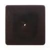 3x3x4 Black Square Pillar Candle
