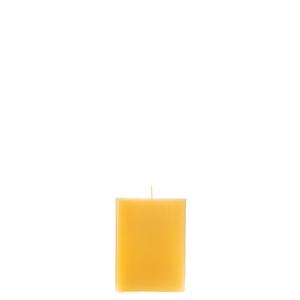 3x3x4 Yellow Square Pillar Candle