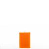 3x3x4 Orange Square Pillar Candle