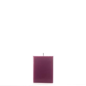 3x3x4 Purple Square Pillar Candle