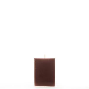 3x3x4 Brown Square Pillar Candle