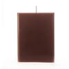 3x3x4 Brown Square Pillar Candle