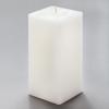 3x3x6 White Square Pillar Candle