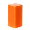 3x3x6 Orange Square Pillar Candle
