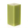 3x3x6 Green Square Pillar Candle