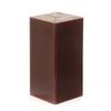 3x3x6 Brown Square Pillar Candle
