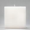 4x4x4 White Square Pillar Candle