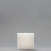 4x4x4 White Square Pillar Candle