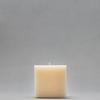 4x4x4 Ivory Square Pillar Candle
