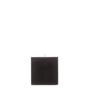 4x4x4 Black Square Pillar Candle