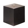 4x4x4 Black Square Pillar Candle