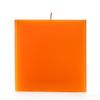 4x4x4 Orange Square Pillar Candle
