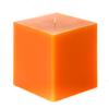 4x4x4 Orange Square Pillar Candle