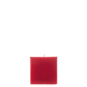 4x4x4 Red Square Pillar Candle
