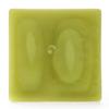 4x4x4 Green Square Pillar Candle