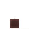 4x4x4 Brown Square Pillar Candle