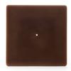 4x4x4 Brown Square Pillar Candle