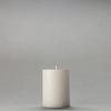 3x4 White Frosted Pillar Candle
