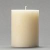 3x4 Ivory Frosted Pillar Candle