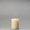 3x4 Ivory Frosted Pillar Candle