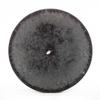 3x4 Black Frosted Pillar Candle