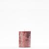 3x4 Red Frosted Pillar Candle