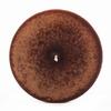 3x4 Brown Frosted Pillar Candle