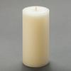 3x6 Ivory Frosted Pillar Candle