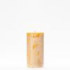 3x6 Yellow Frosted Pillar Candle
