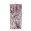 3x6 Purple Frosted Pillar Candle