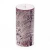3x6 Purple Frosted Pillar Candle