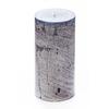 3x6 Blue Frosted Pillar Candle