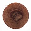 3x6 Brown Frosted Pillar Candle