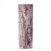 3x9 Purple Frosted Pillar Candle