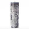 3x9 Blue Frosted Pillar Candle