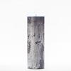 3x9 Blue Frosted Pillar Candle