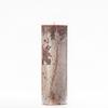 3x9 Brown Frosted Pillar Candle