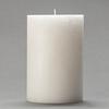 4x6 White Frosted Pillar Candle