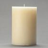 4x6 Ivory Frosted Pillar Candle