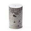 4x6 Black Frosted Pillar Candle
